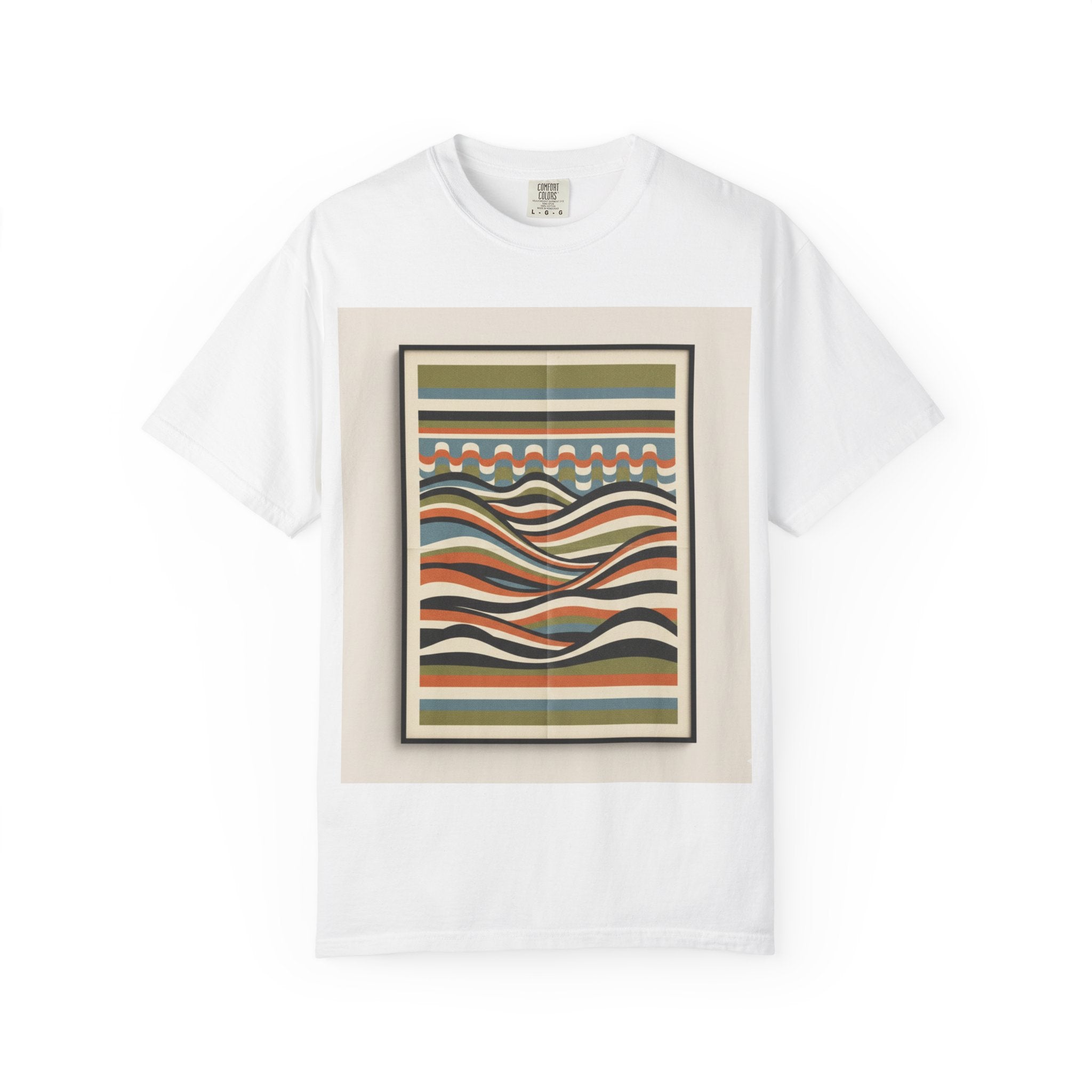 Abstract Retro Waves T-Shirt