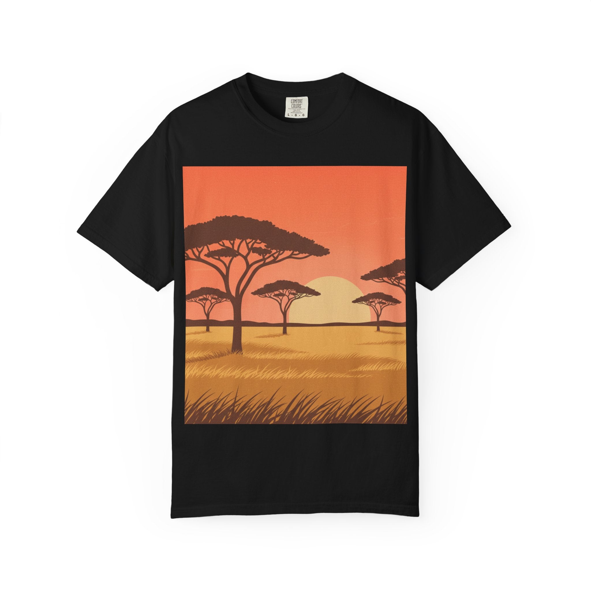 African Sunset T-Shirt — Serengeti Savanna Graphic Tee