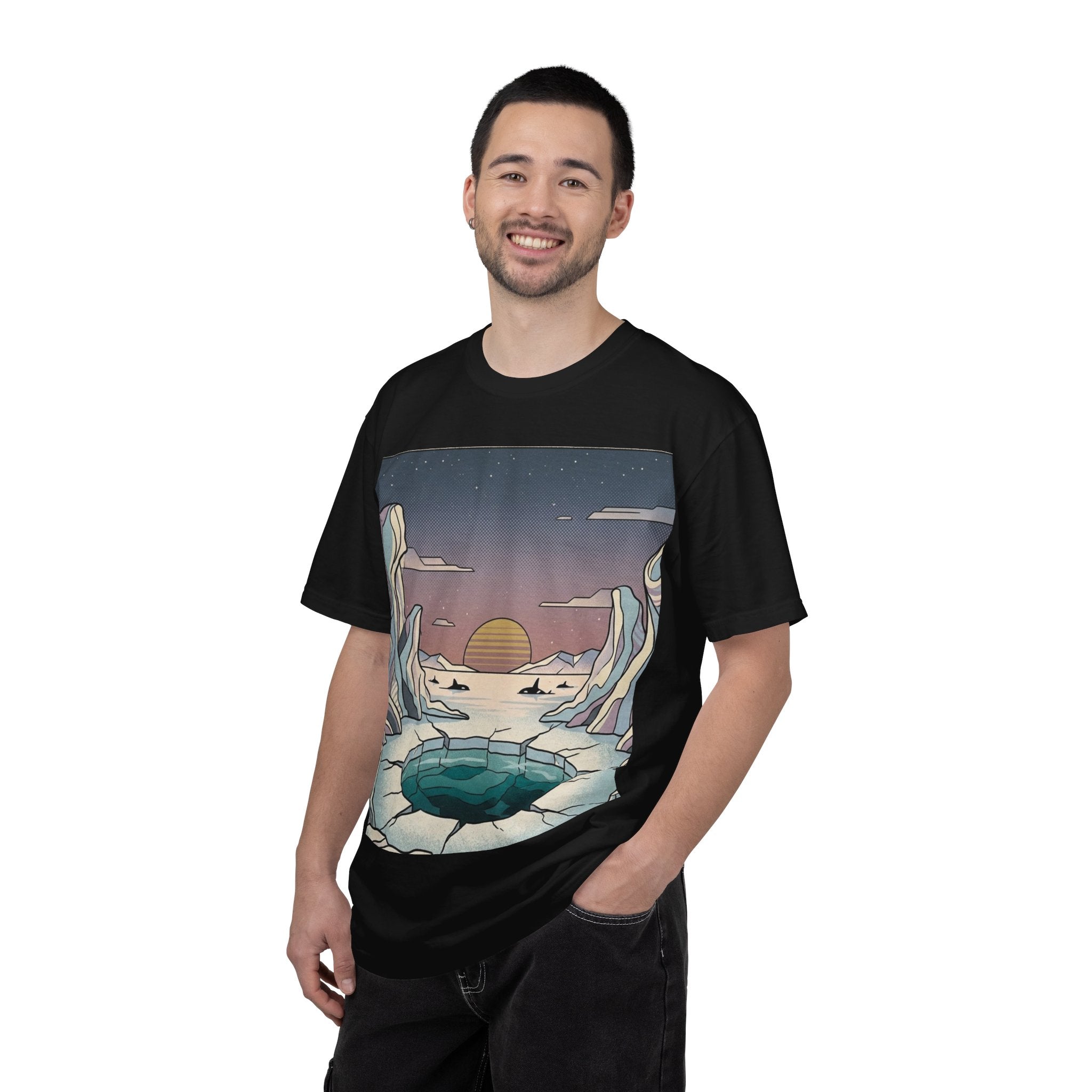 Arctic Sunset Graphic T-Shirt