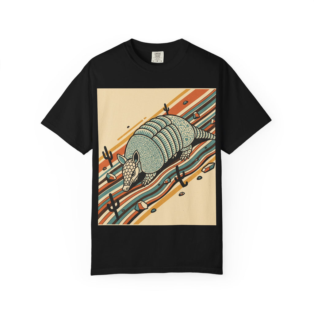 Armadillo Desert Graphic T-Shirt — Retro Southwest Vibe
