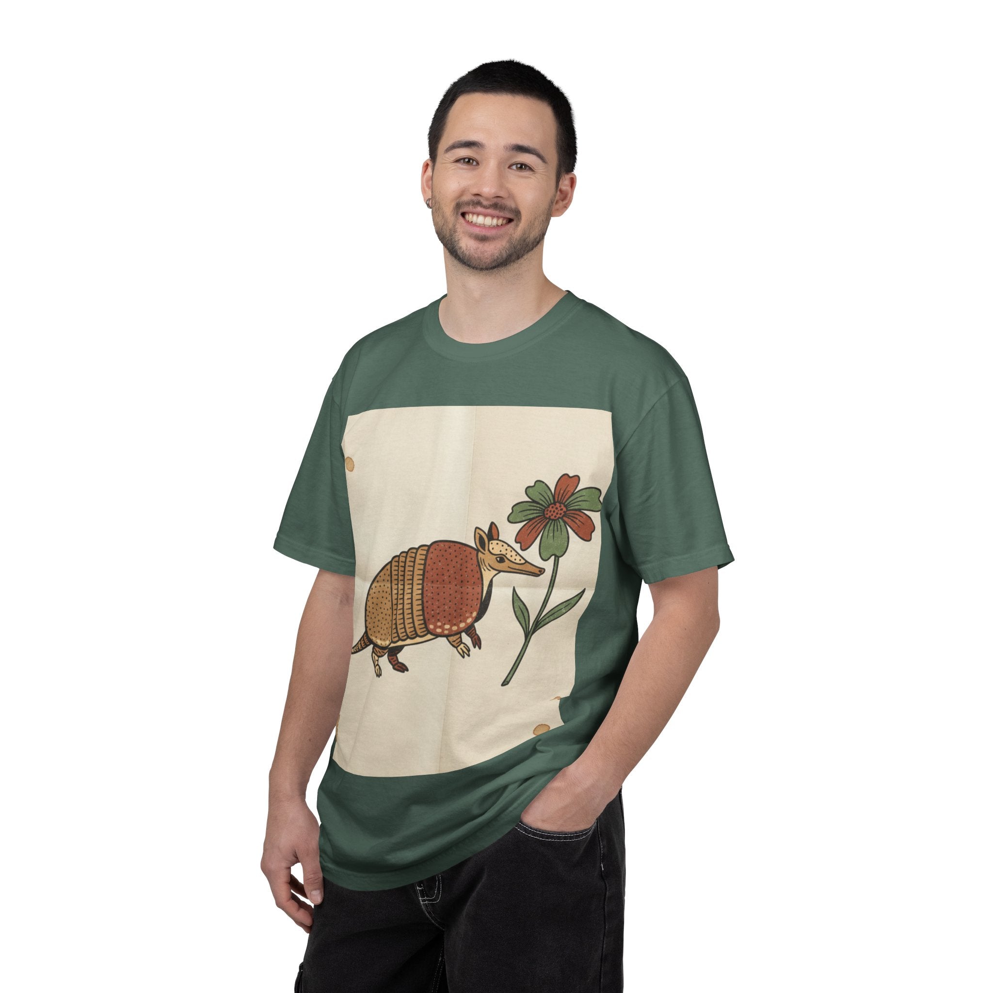 Armadillo & Blossom Graphic T-Shirt