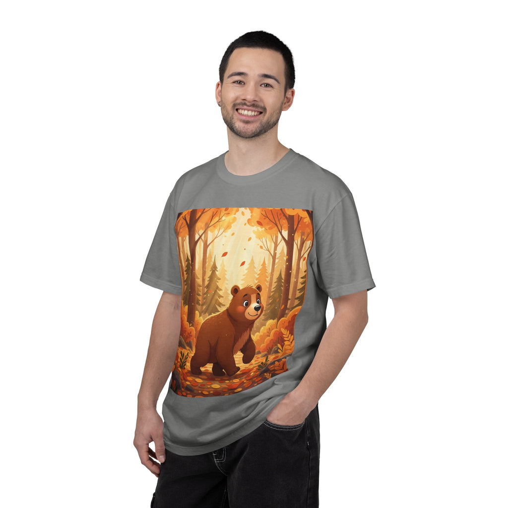 Autumn Forest Bear T-Shirt — Cute Woodland Bear Fall Graphic Tee
