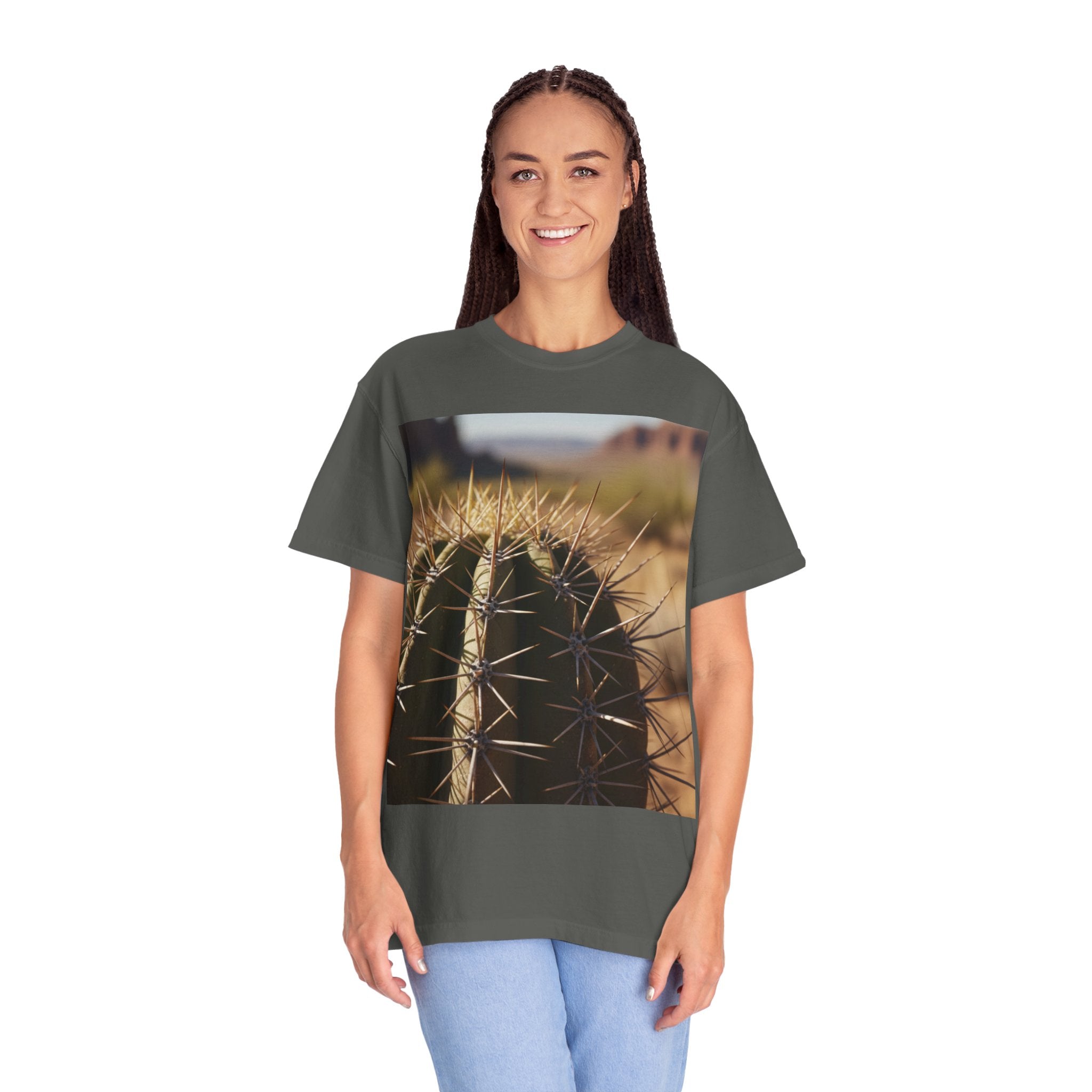 Cactus Photo T-shirt | Desert Succulent Print
