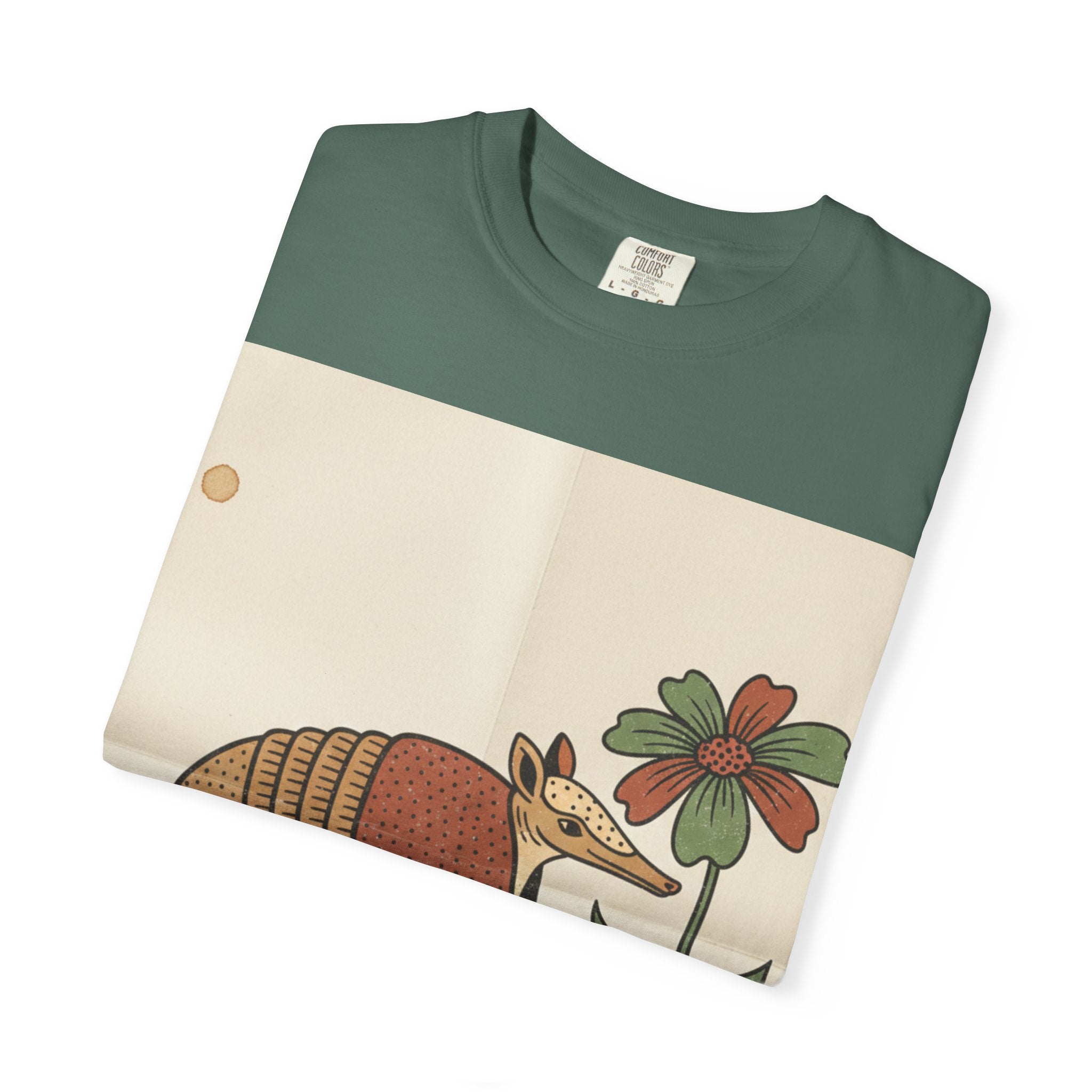Armadillo & Blossom Graphic T-Shirt