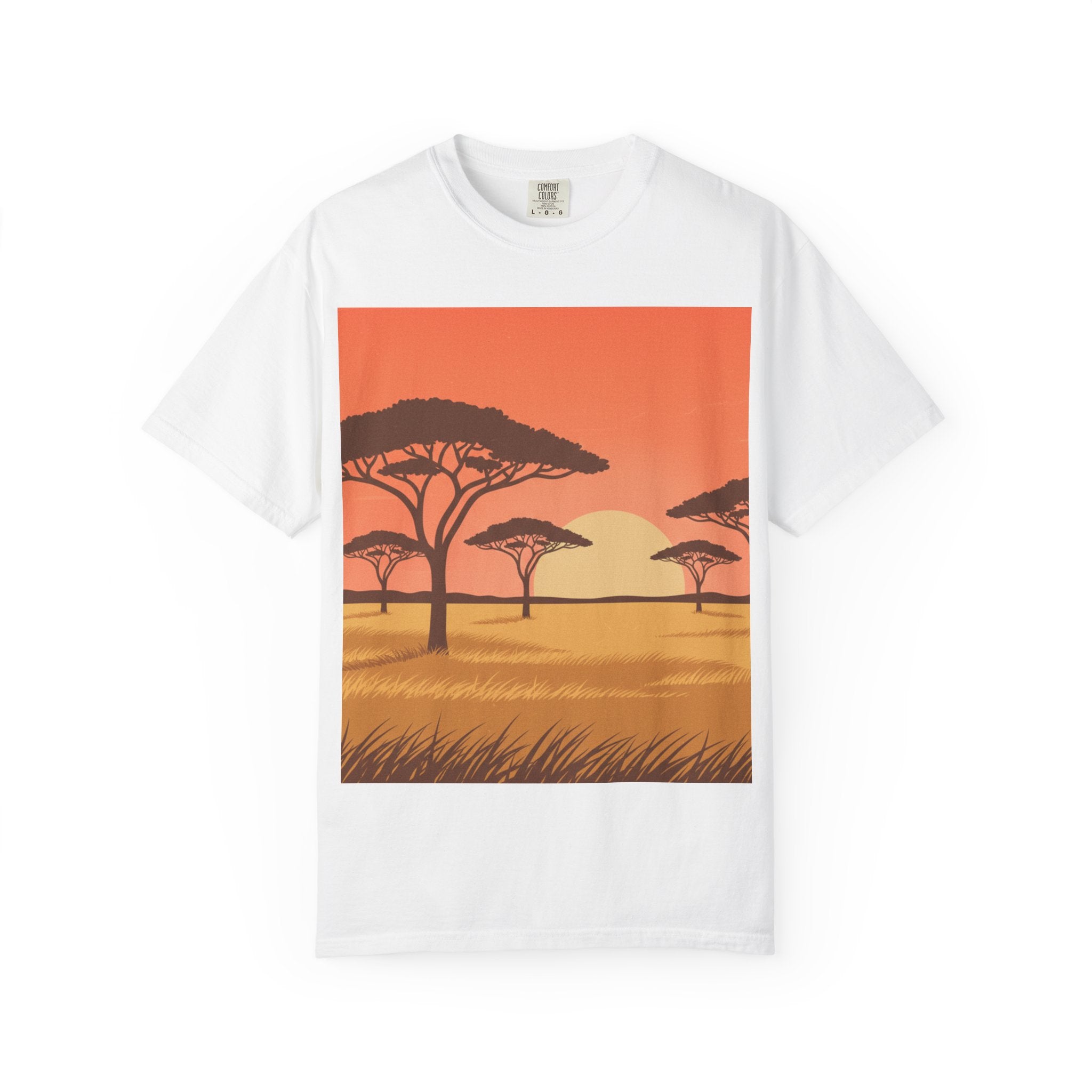 African Sunset T-Shirt — Serengeti Savanna Graphic Tee
