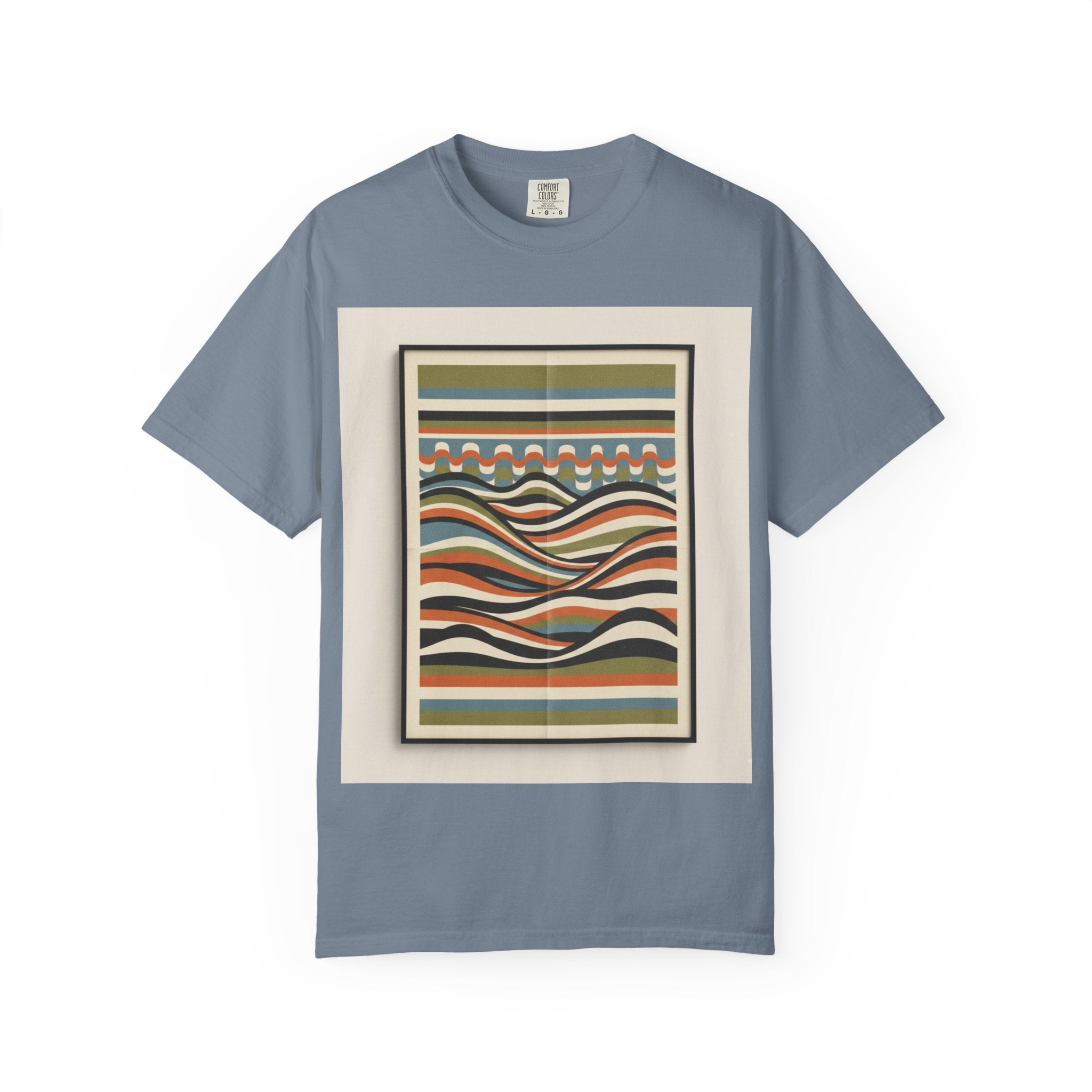 Abstract Retro Waves T-Shirt