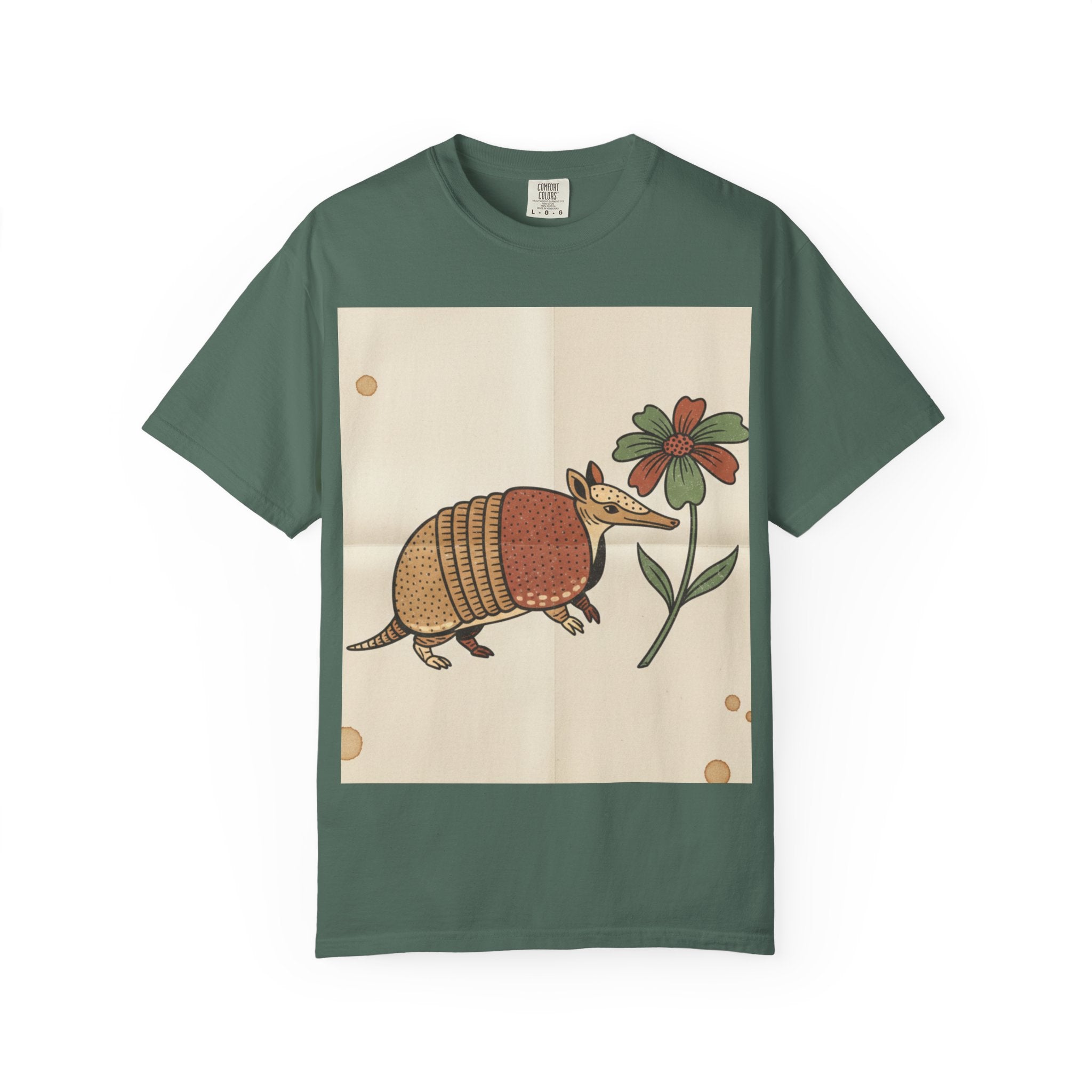 Armadillo & Blossom Graphic T-Shirt