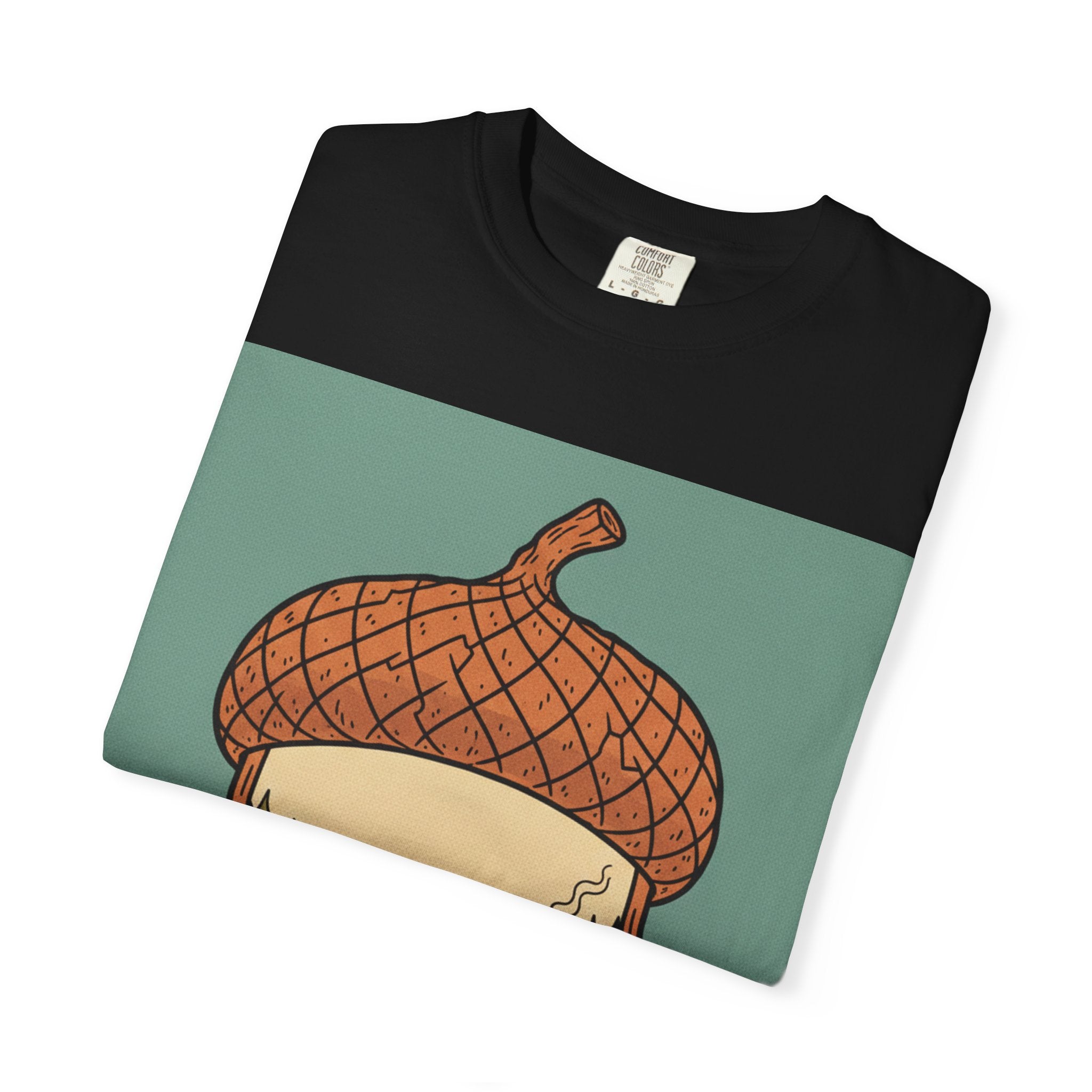 Acorn Sunrise T-Shirt — Vintage Nature Scenic Tee