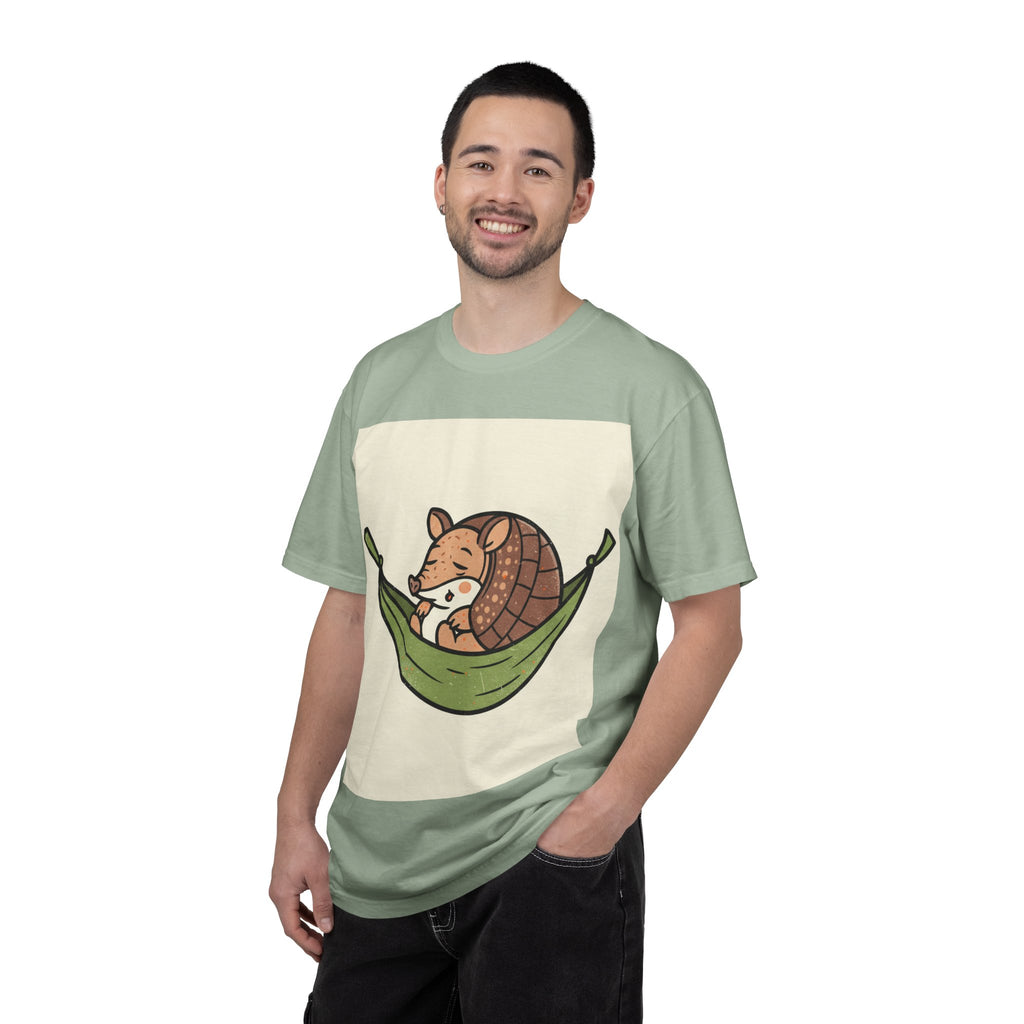 Armadillo Hammock T-Shirt — Cute Relaxing Animal Graphic Tee