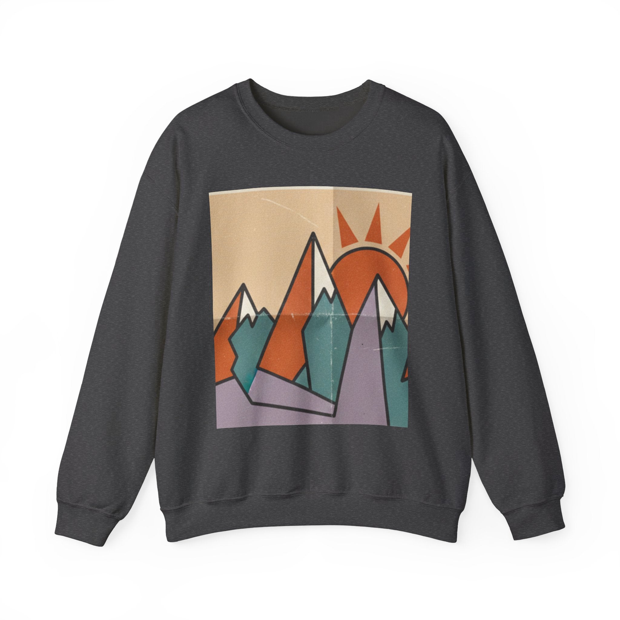 Abstract Sunset Mountains Sweatshirt