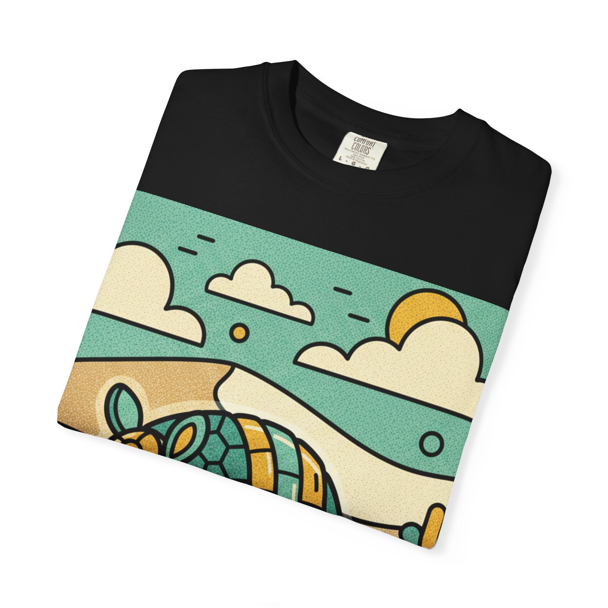 Armadillo Patch Art T-Shirt — Retro Desert Animal Graphic Tee