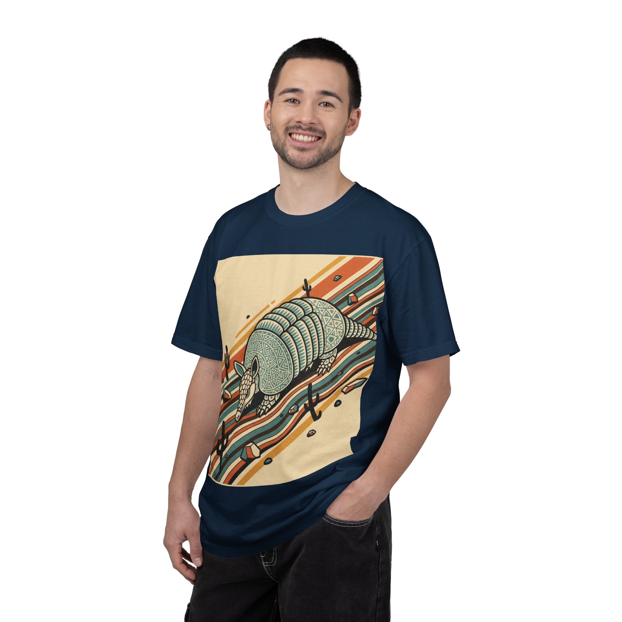 Armadillo Desert Graphic T-Shirt — Retro Southwest Vibe