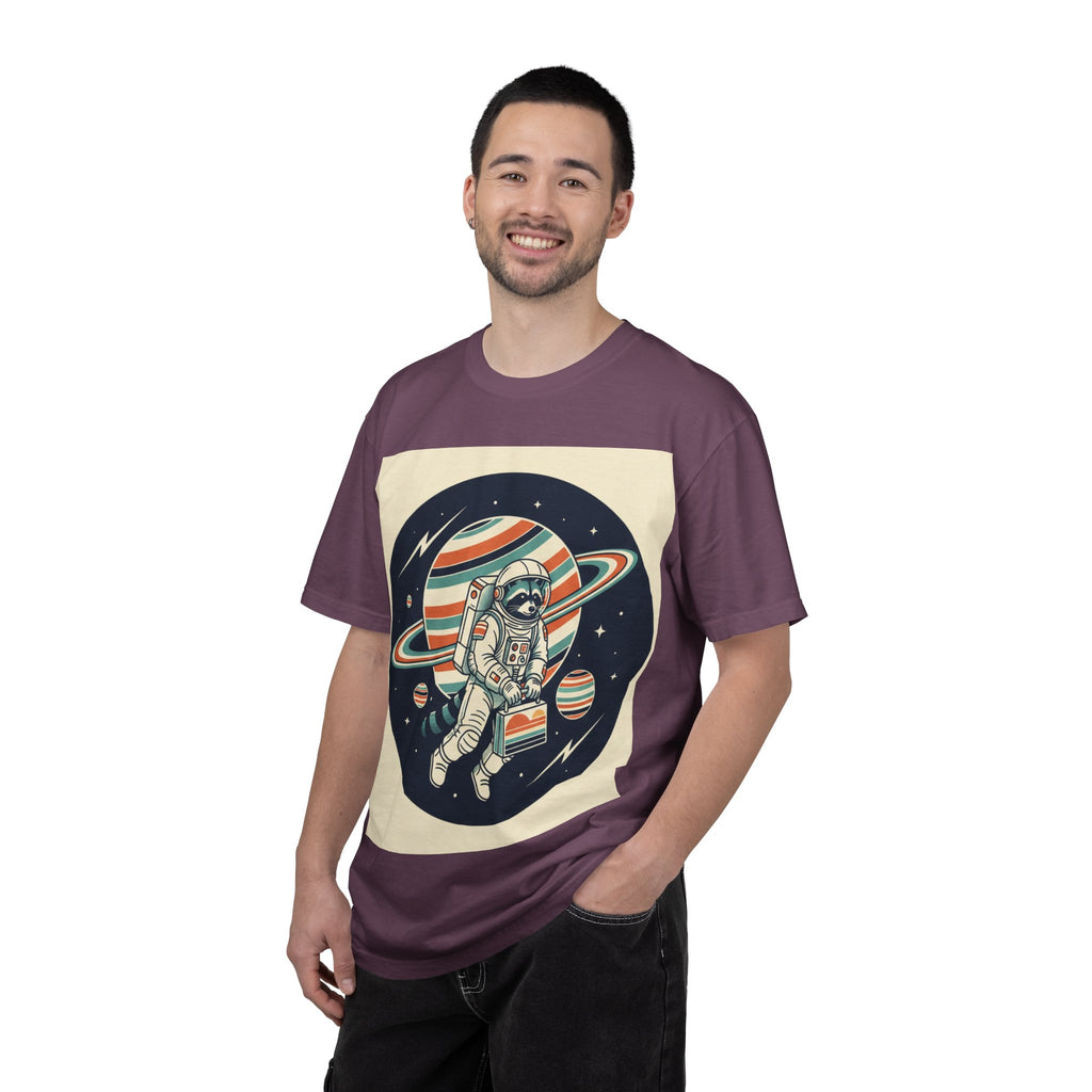 Astronaut Pug Planet T-Shirt — Retro Space Dog Graphic Tee
