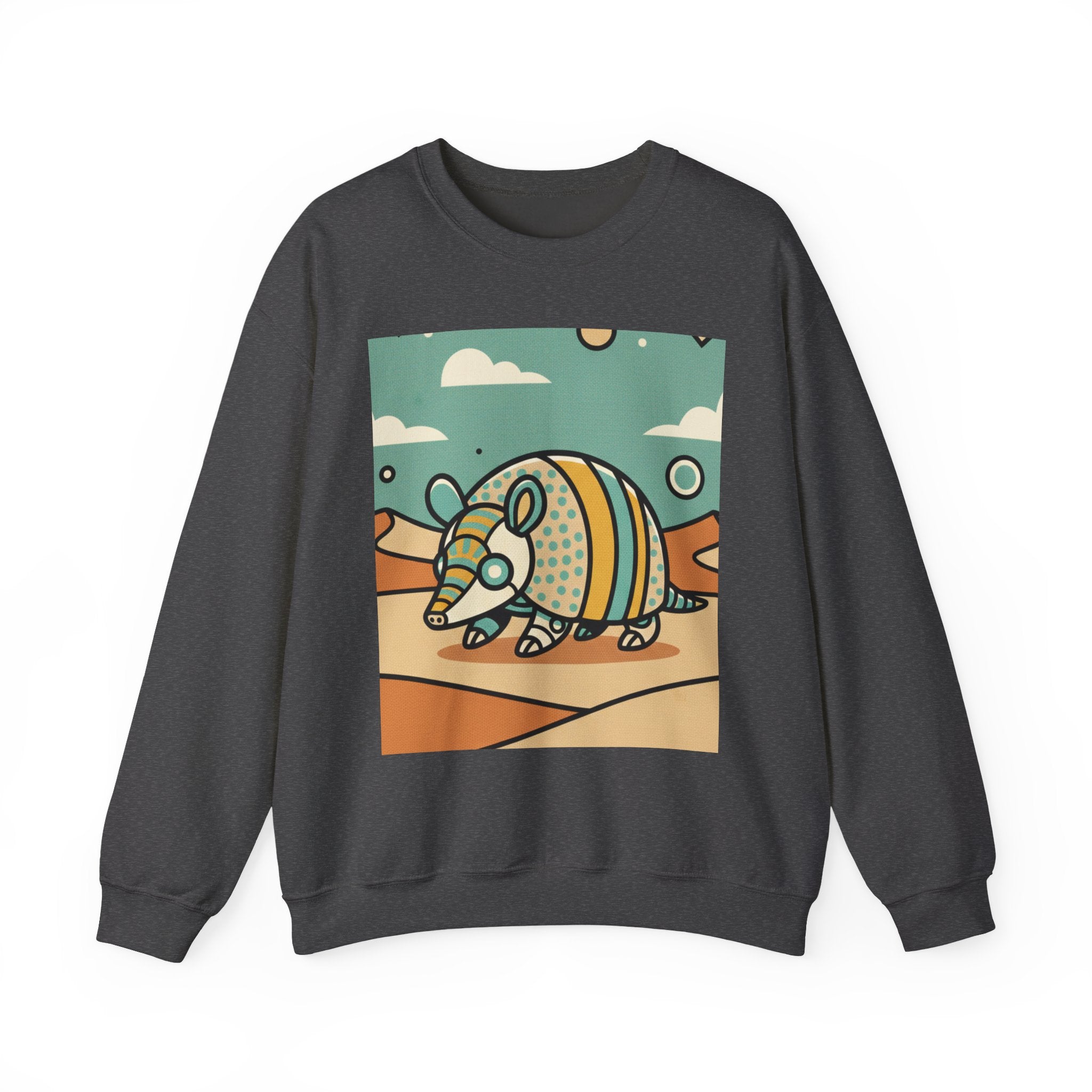 Armadillo Graphic Sweatshirt — Cute Desert Animal Crewneck