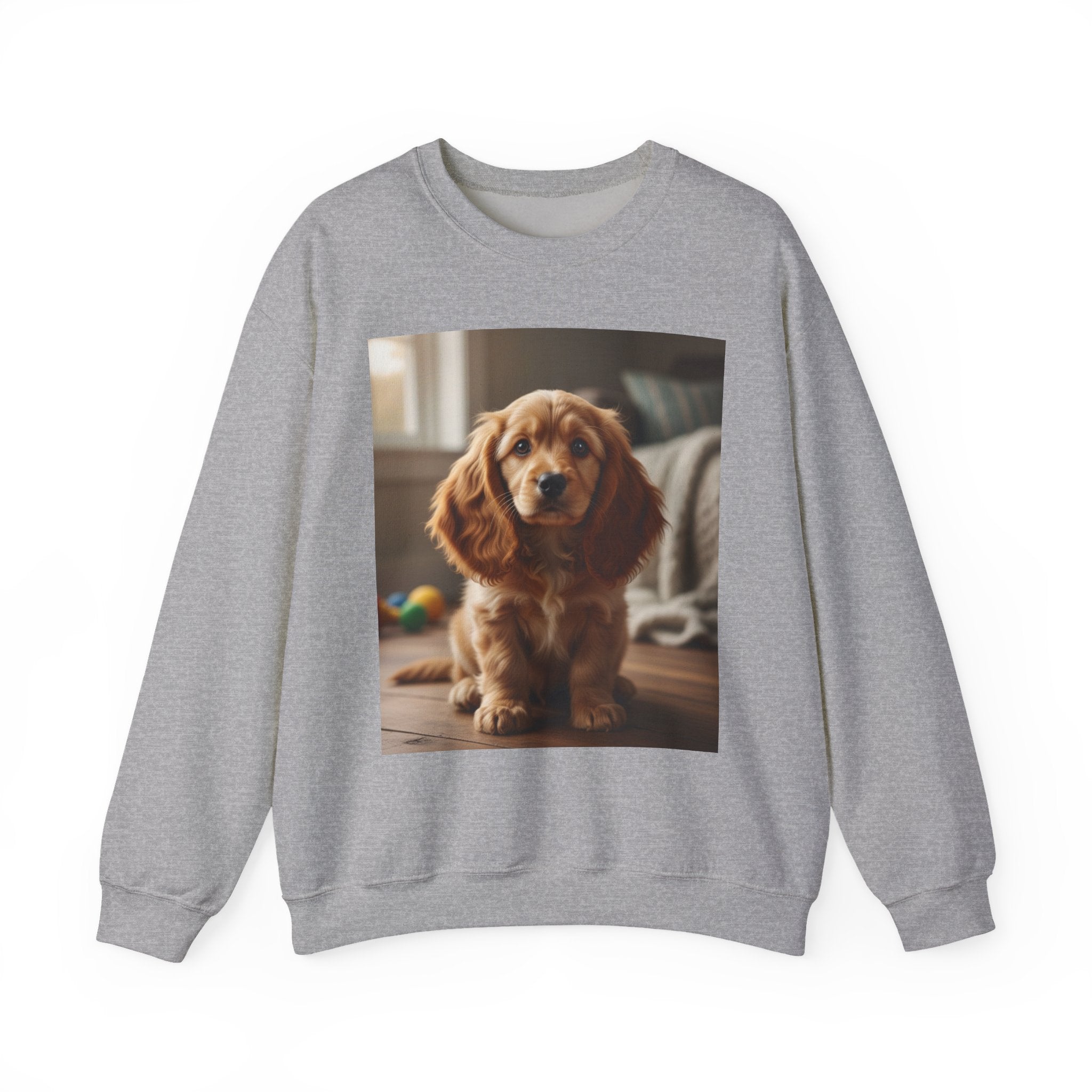 Cavalier King Charles Spaniel Photo Sweatshirt | Puppy Portrait Crewneck