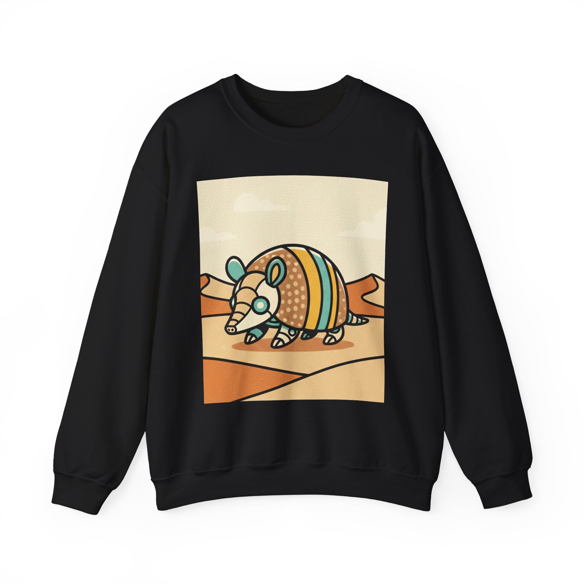 Armadillo Desert Art Crewneck Sweatshirt