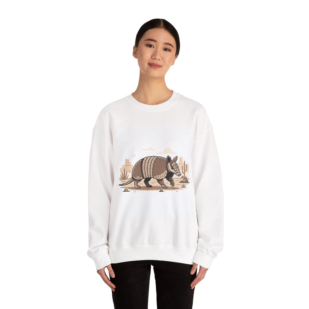 Armadillo Graphic Sweatshirt – Desert Wildlife Crewneck