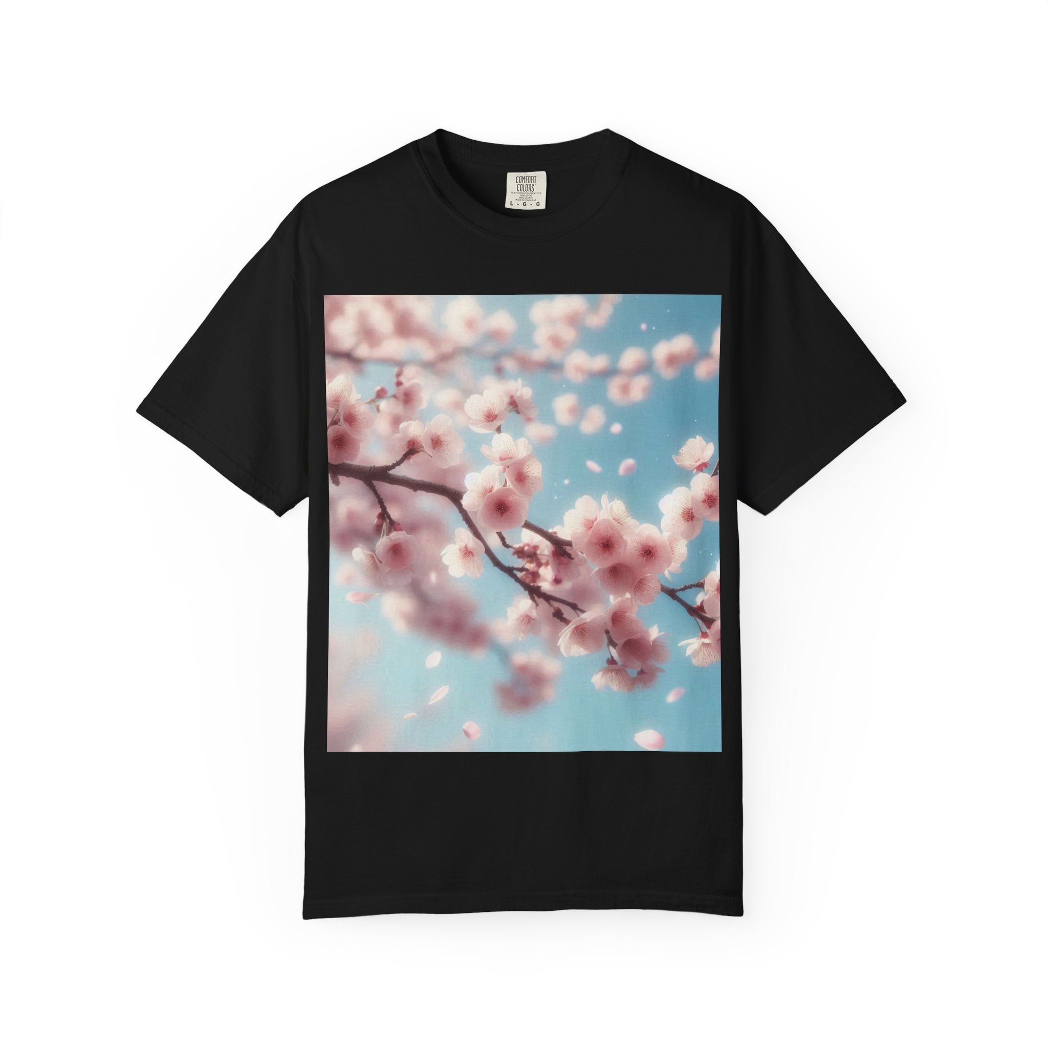 Cherry Blossom Photo T-shirt | Sakura Floral Square Print