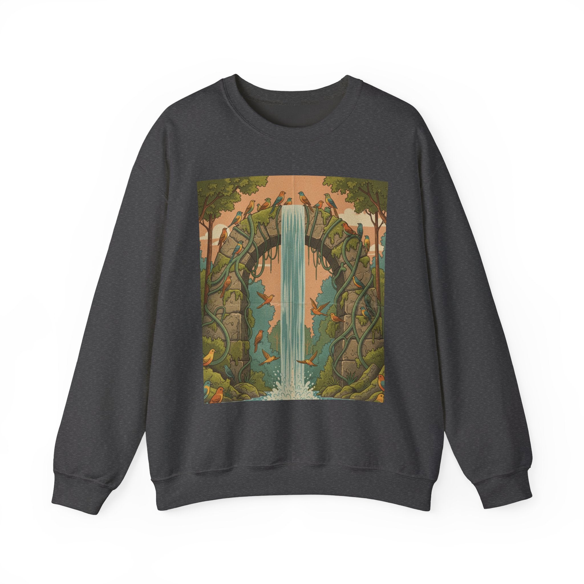 Ancient Stone Arch Crewneck | Surreal Nature Monument