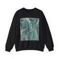 Abstract Ocean Waves Crewneck Sweatshirt