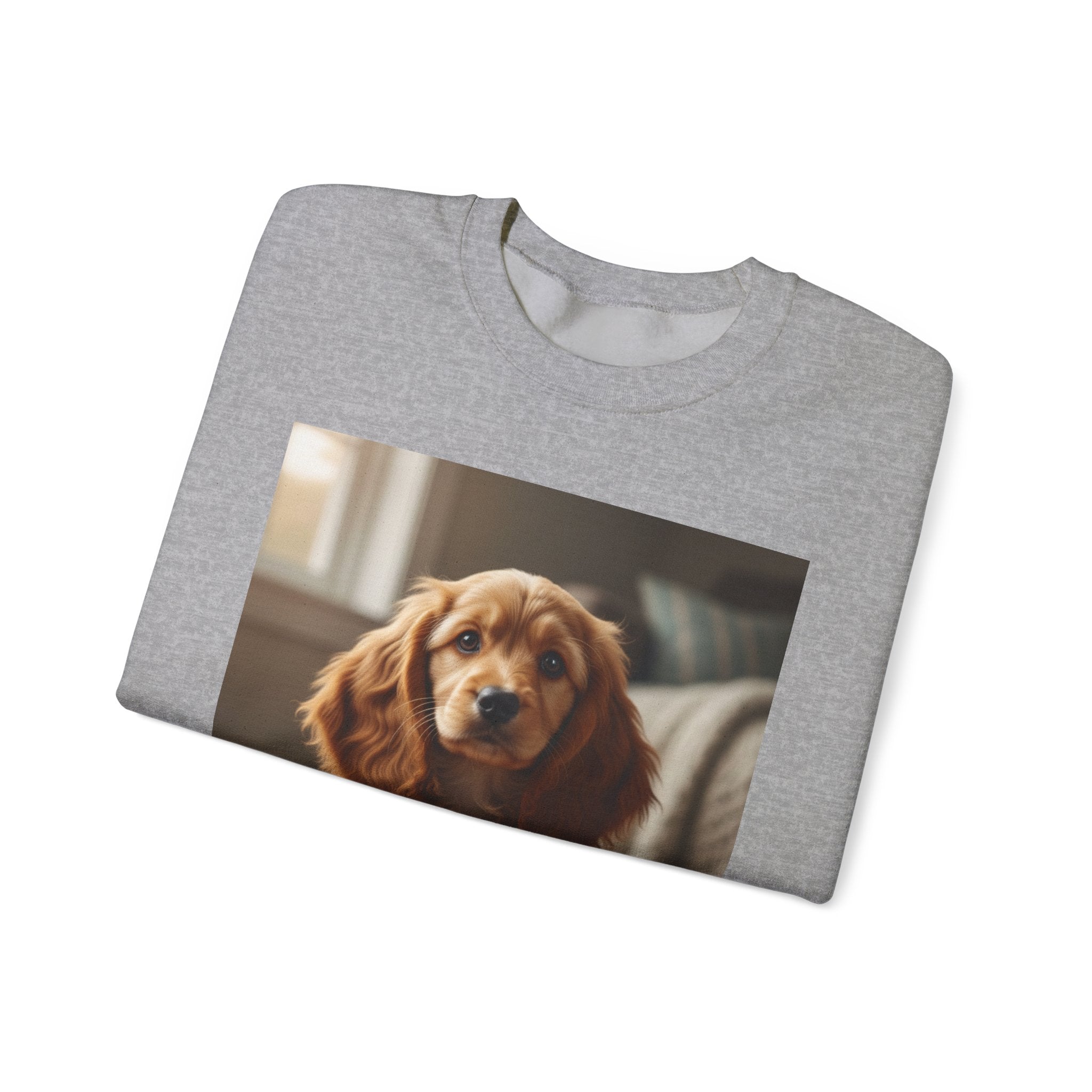 Cavalier King Charles Spaniel Photo Sweatshirt | Puppy Portrait Crewneck