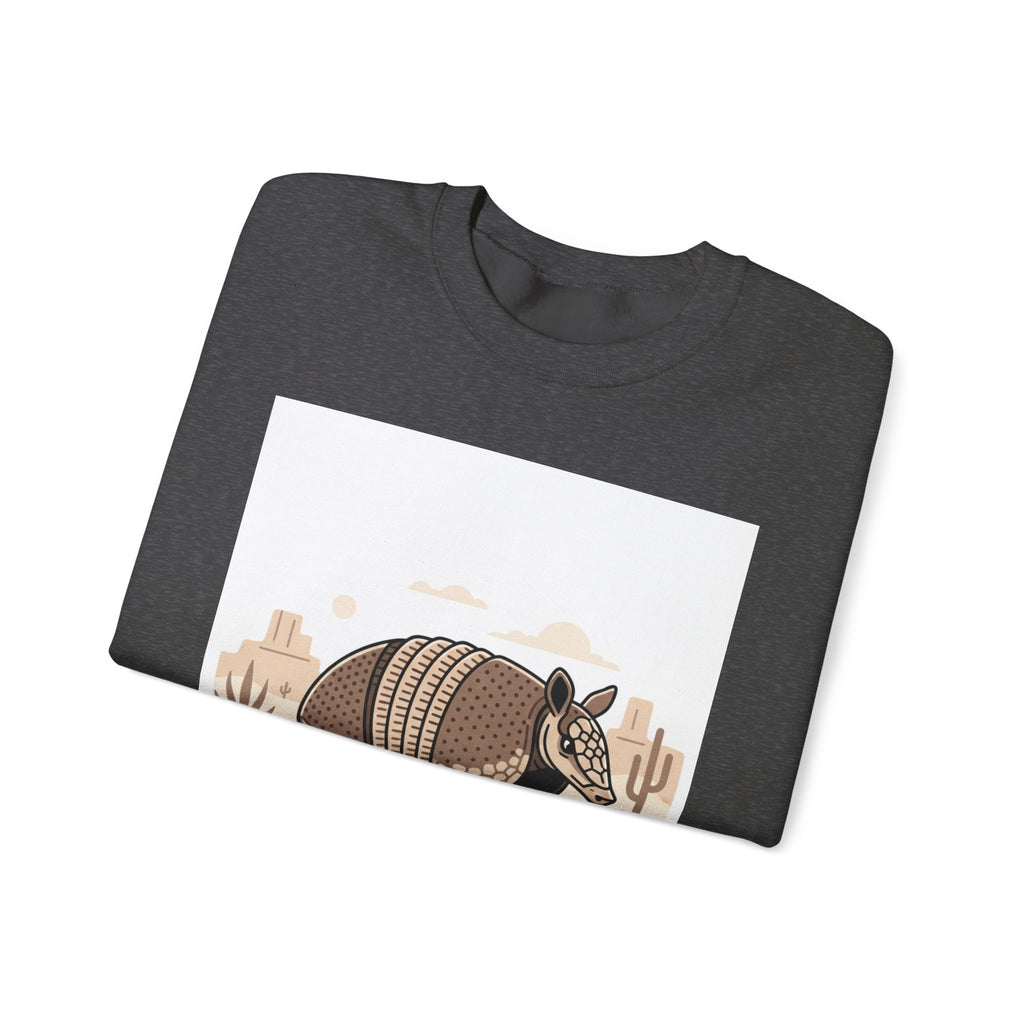 Armadillo Graphic Sweatshirt – Desert Wildlife Crewneck