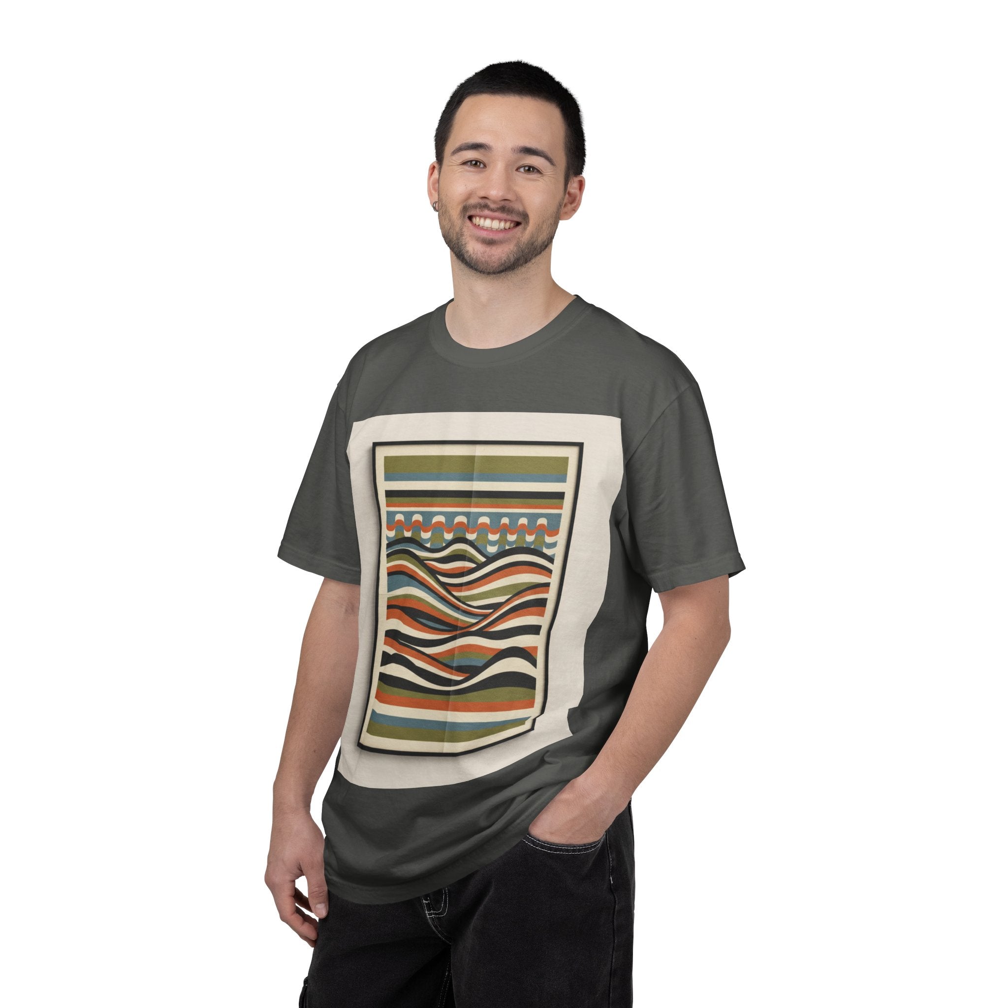 Abstract Retro Waves T-Shirt