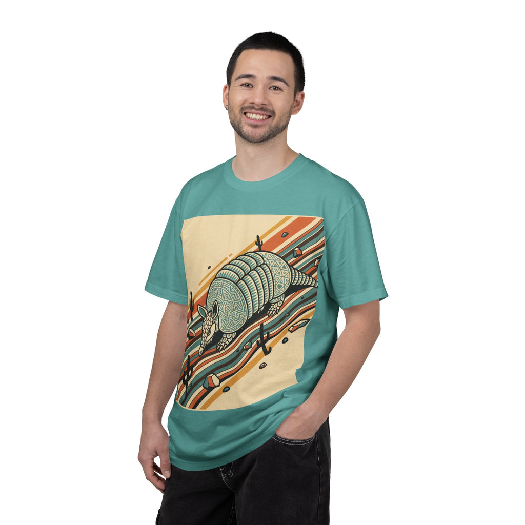 Armadillo Desert Graphic T-Shirt — Retro Southwest Vibe