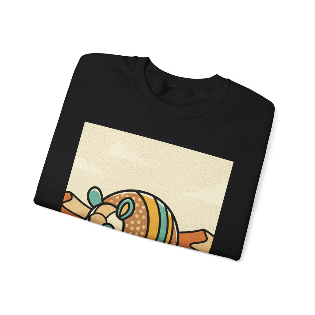 Armadillo Desert Art Crewneck Sweatshirt