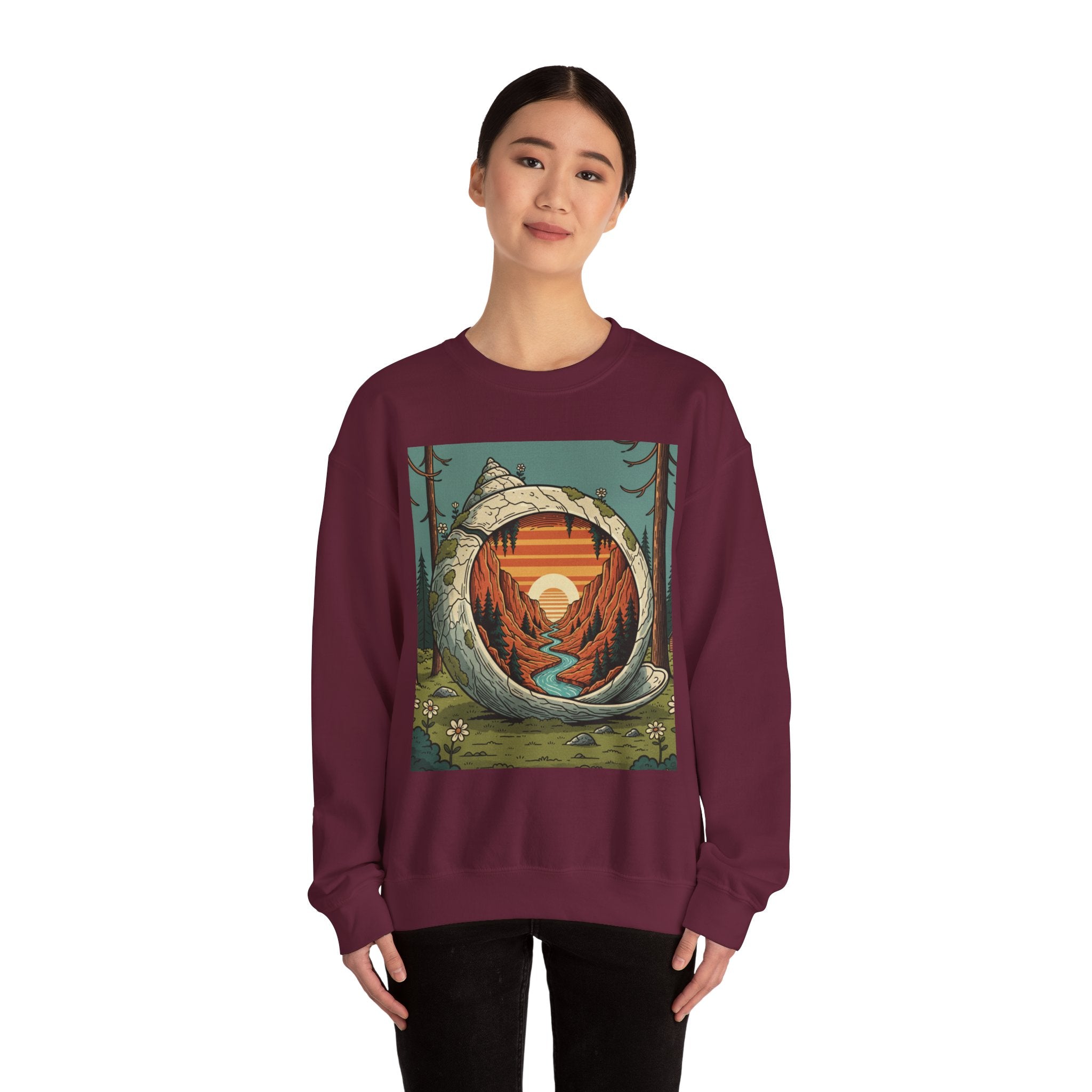 Adventure Sunset Crewneck Sweatshirt