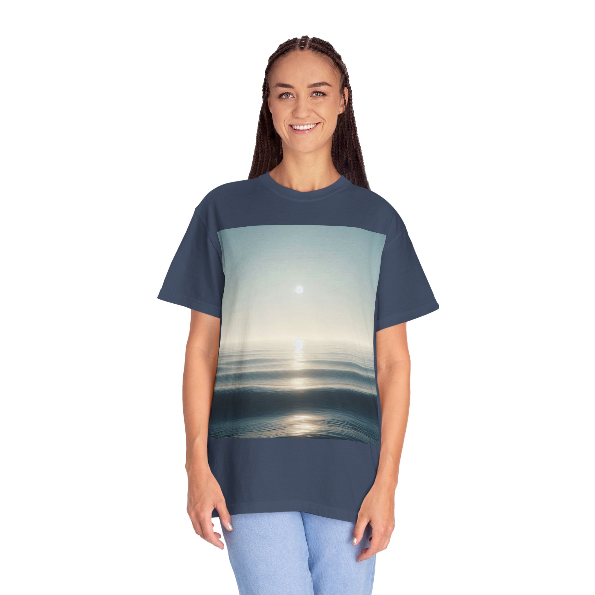 Calm Ocean Sunrise T-Shirt | Seascape Sunset Photography