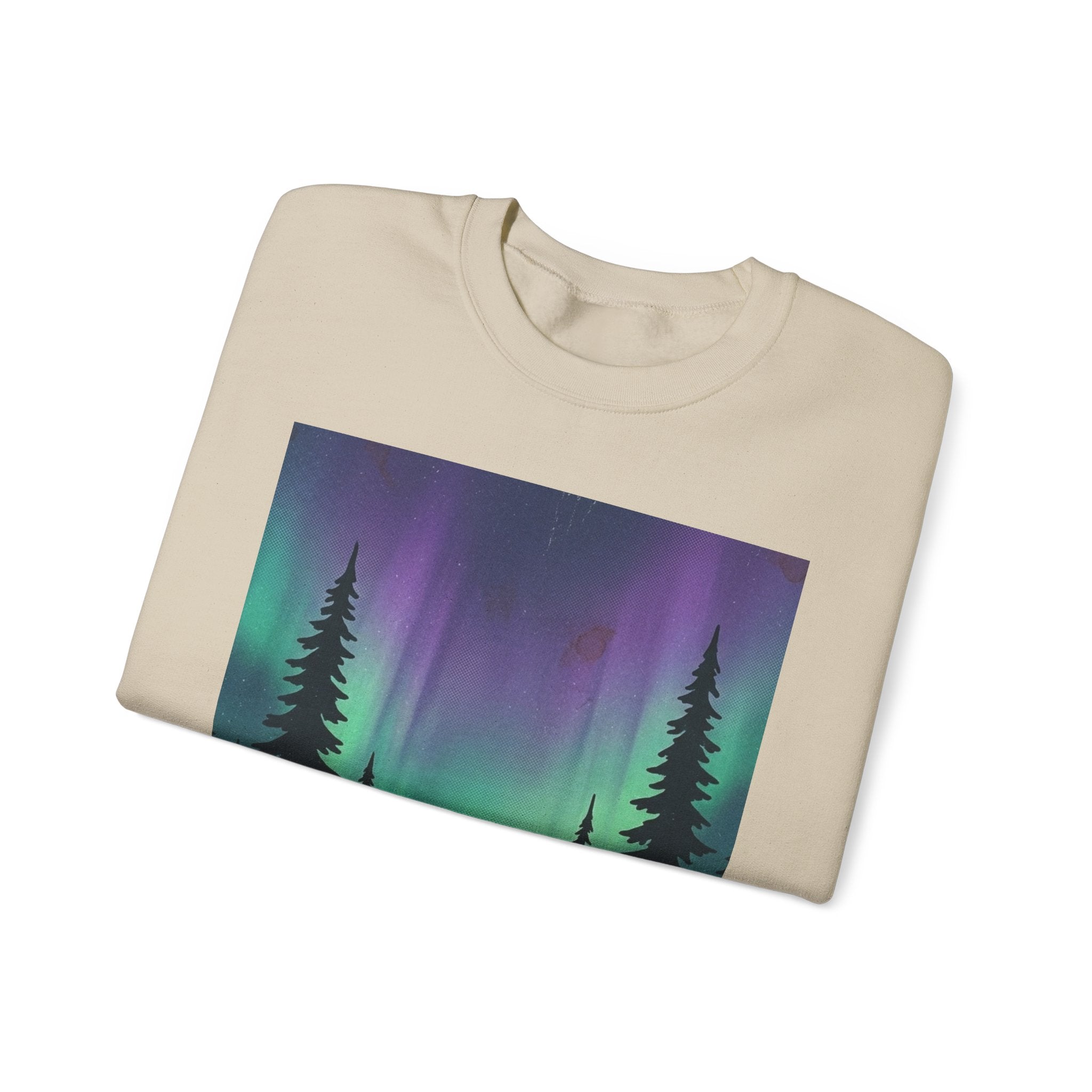 Aurora Forest Crewneck Sweatshirt
